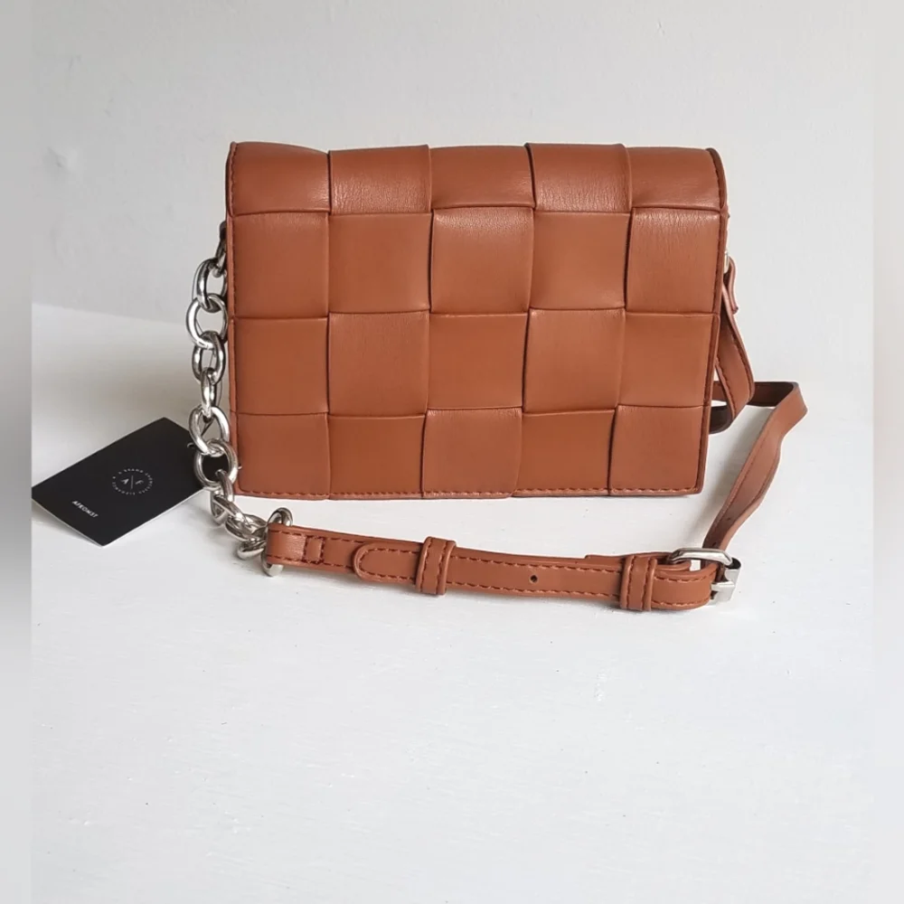AFKOMST Weave Crossbody Handbag